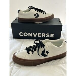 Converse Sport Casual Ox Sneakers Vintage White/Black/Dark Honey Men's Size 10